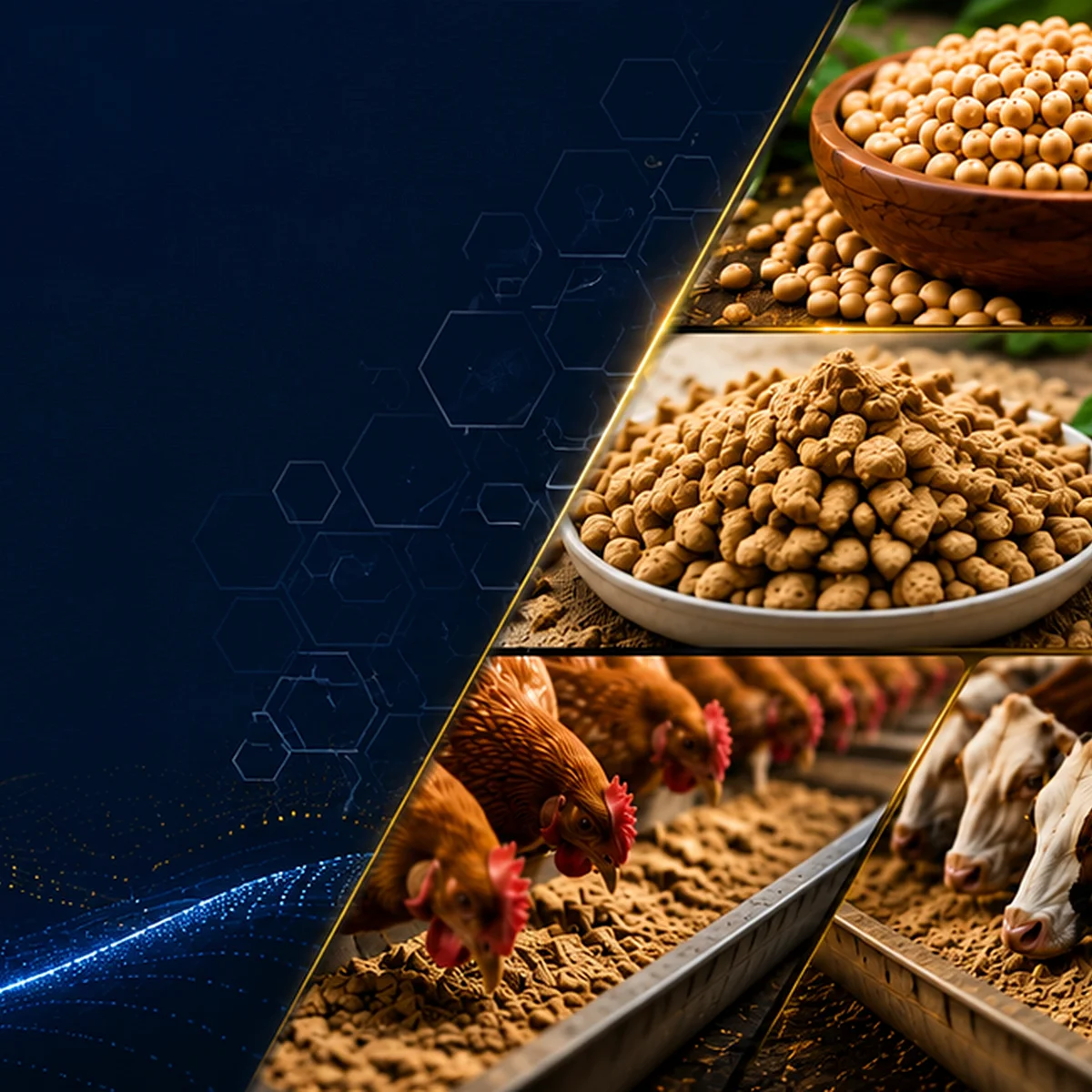 Plant Proteins and Animal Feed Technologies