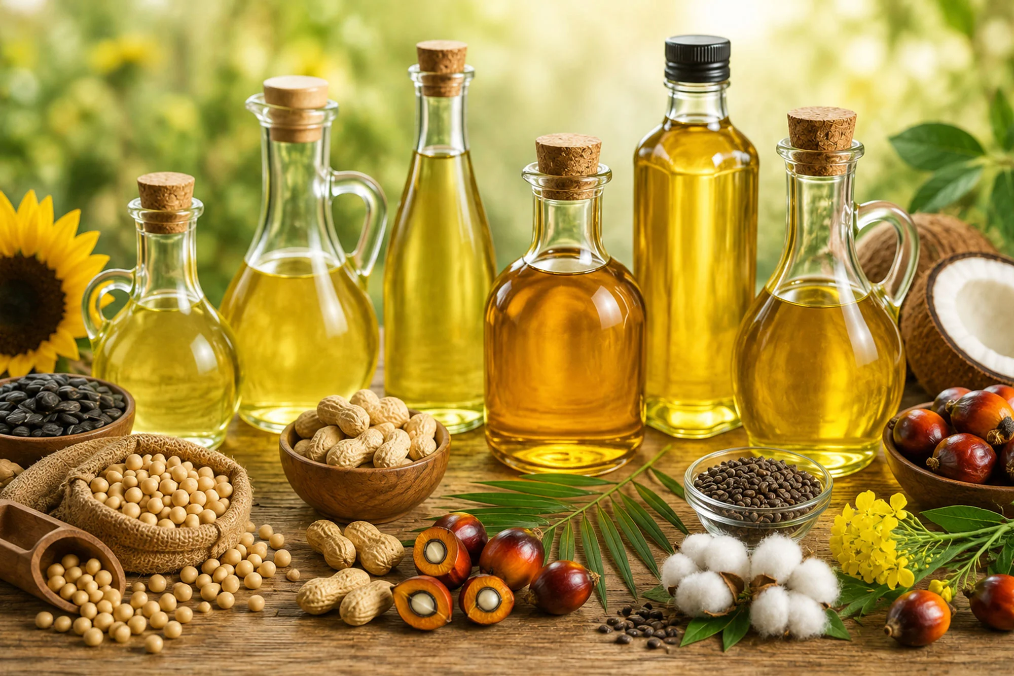 Multiple Vegetable Oil Feedstocks